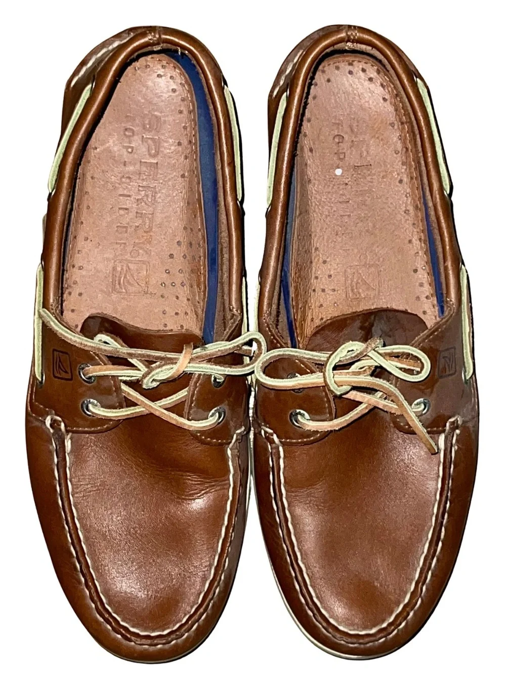 Sperry Top-Sider Leather Boat Shoes Brown Men’s Size 10M